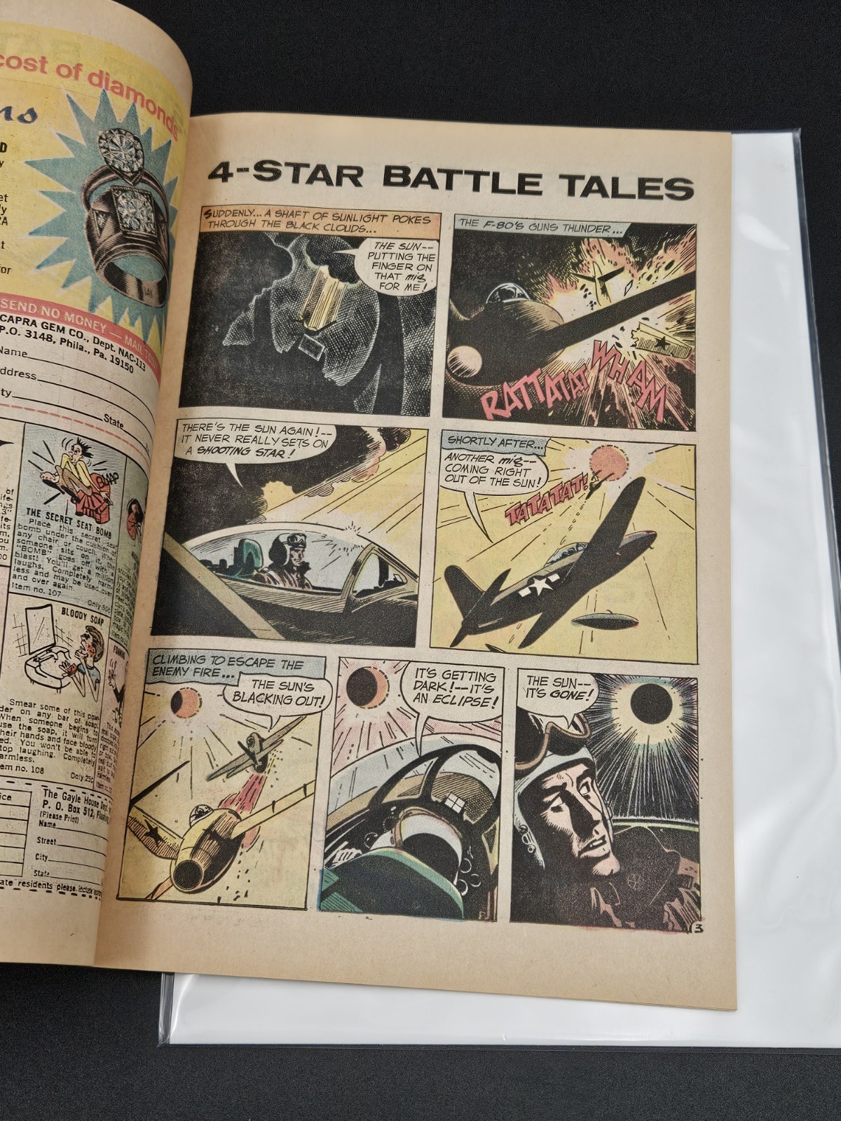 Four Star Battle Tales #5 - 1973 DC - Krigstein & Russ Heath art / FREE SHIPPING