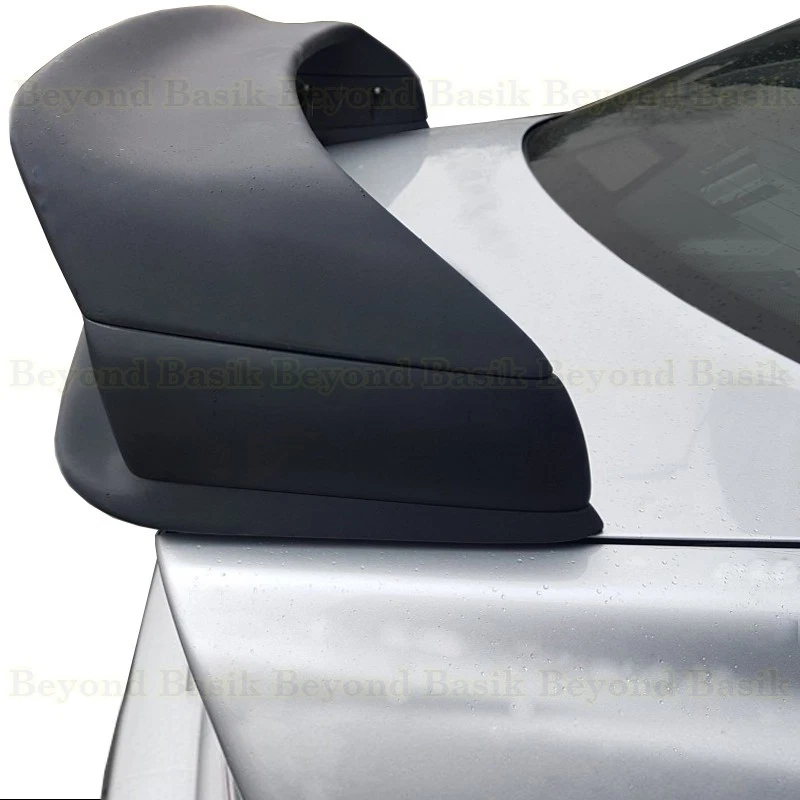 BMW E36 1992-1998 Serie 3 2/4 puertas Ligero DTM Estilo Alto Alerón Negro Mate Foto 2 de 4