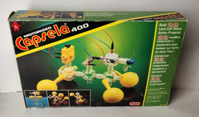 Capsela 400 Building Toy  1980s with box