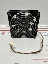 QFR1212UHE DC12V 5A 4-Wire High Airflow Fan w/ Cover + Screws 120 X 120 X 38mm
