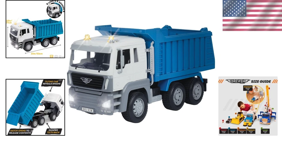 Tough 18" Dump Truck Toy with Realistic Details - Image 2 of 4