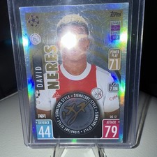 2022 Topps Match Attax Signature Style David Neres RC #SIG12