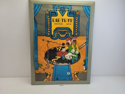 Poster Plakat Die Tute Diskothek Berlin Party vintage Retro 80er Hühner #262289