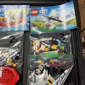 LEGO CITY: Lego City Starter Set (60086) 100% Extra Pieces Sticker Minifigures