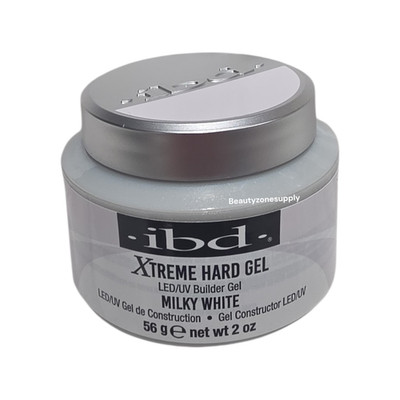 IBD Xtreme Hard Gel LED/UV Builder Gel Milk White 2 oz #49929