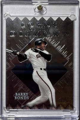 Barry Bonds RARE TOPPS CHROME DIE CUT DIAMOND INSERT INVESTMENT SF GIANTS