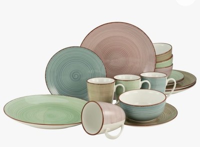 SAMBA 16-teiliges Bone China Geschirrset, Service für 4 (neu, ungeöffnete Box)