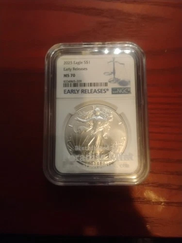 2025(P) American Silver Eagle -NGC MS70 -Early Release