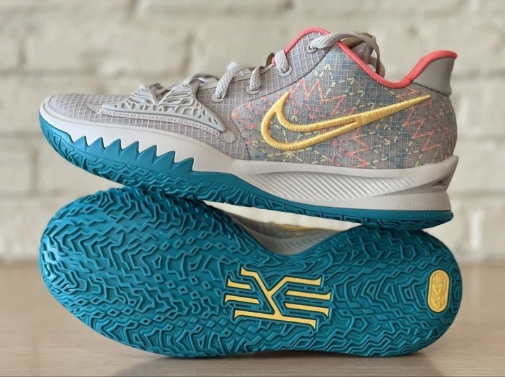 Nike Kyrie Low 4 N7 Basketball Shoes Desert Sand Citron CW3985-005