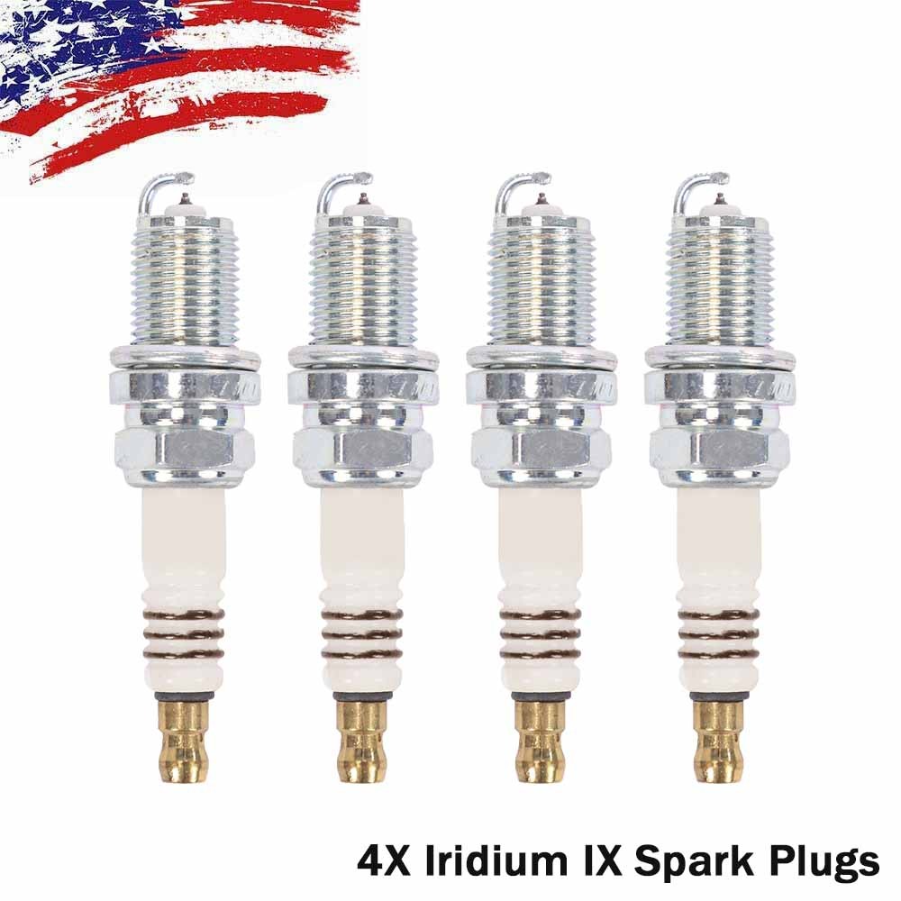 4 pcs NGK BKR5EIX-11 5464 Spark Plugs Iridium IX For Toyota Mitsubishi Mazda