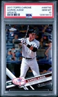 2017 TOPPS CHROME AARON JUDGE RC ROOKIE #HMT50 UPDATE PSA 10