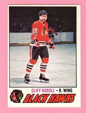1977-78 O-Pee-Chee #146 Cliff Koroll Chicago Blackhawks - See Pics