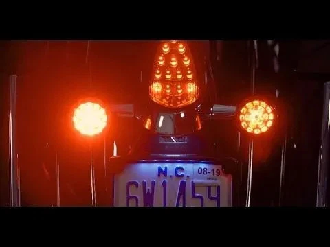 Custom Dynamics ProBeam Chrome Red LED Front Turn Signals 14-19 Indian - Image 2 of 4