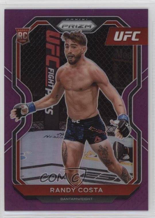 2021 Panini Prizm UFC Purple Prizm 110/149 Randy Costa #89 10no