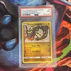 2017 POKEMON SUN & MOON SHINING LEGENDS #56/73 SHINING RAYQUAZA HOLO PSA 9