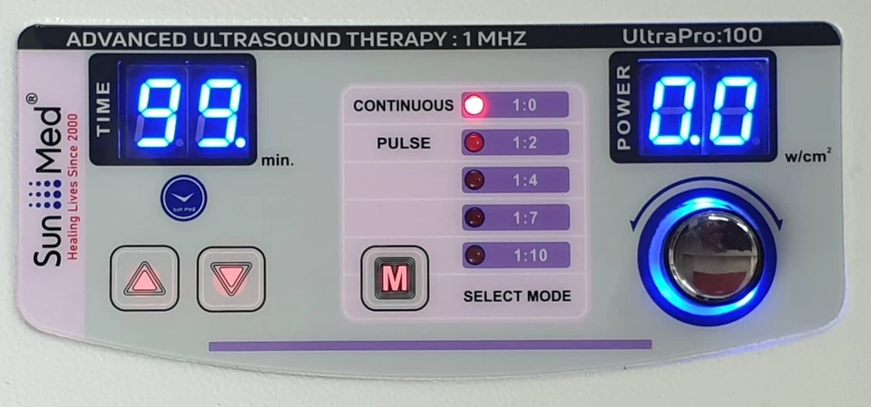 Nueva máquina de terapia de ultrasonido de 1 MHz para alivio del dolor y masaje profundo Foto 2 de 4