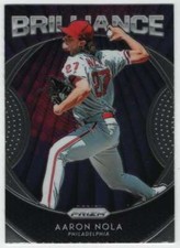 2019 Panini Prizm Baseball Brilliance #5 Aaron Nola Phillies 