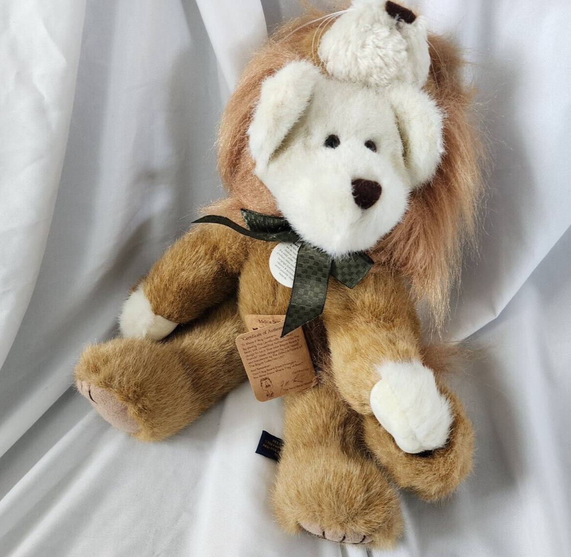 Boyds Bear Melvin Sortalion Bear in Lion Suit Musical Plays The