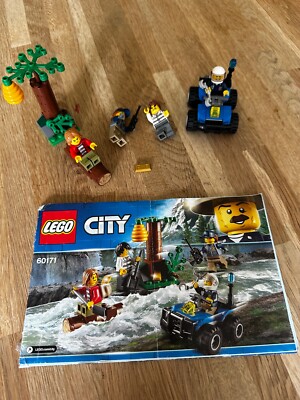 Lego Set City Mountain River Heist 60175 with Instructions