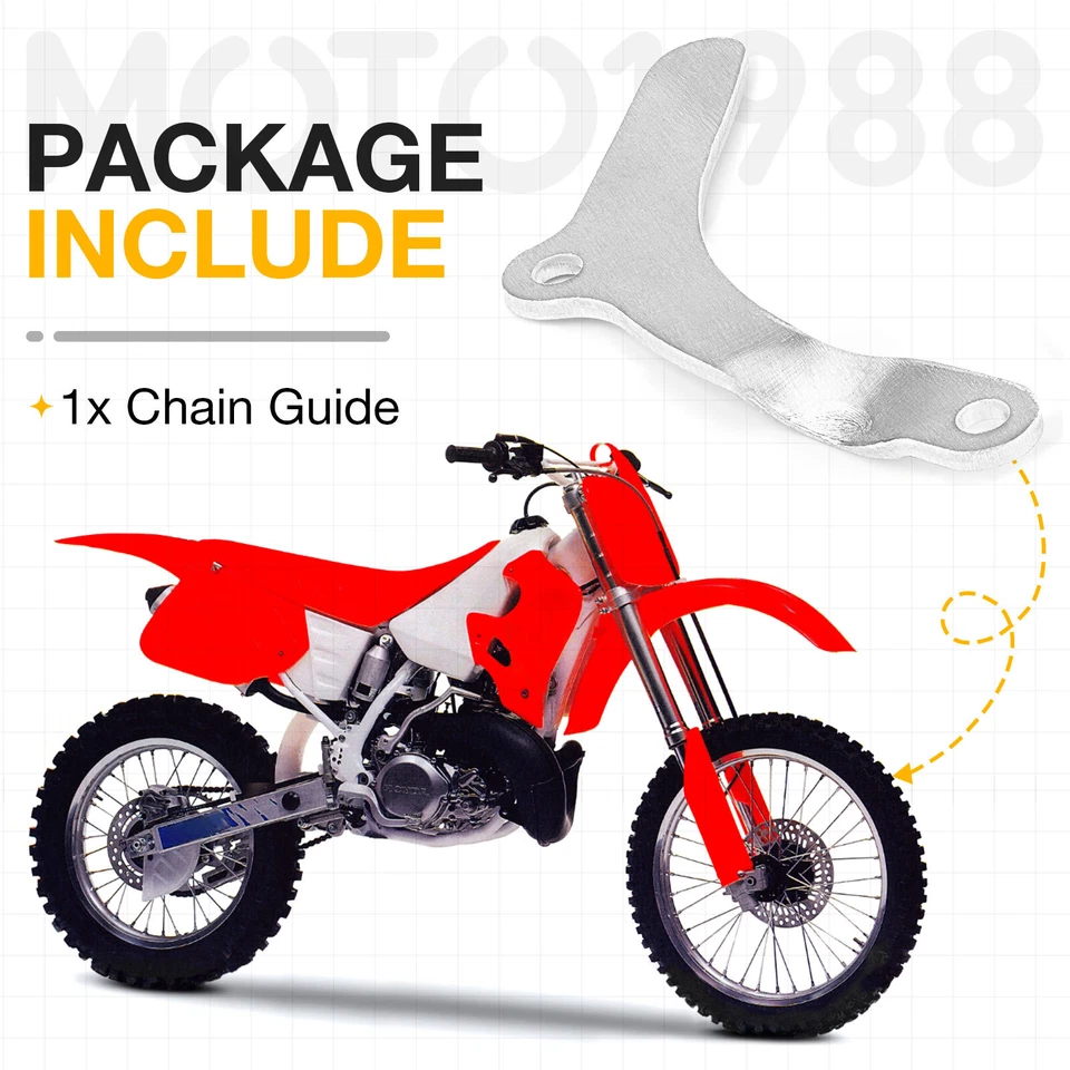 PARA HONDA CR250R CR500R 1984-2001 CADENA DE TRANSMISIÓN GUÍA CAJA AHORRADOR 23812-KA4-740 Foto 4 de 4