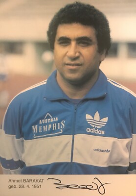 Autogramm Ahmed BARAKAT  Österreich Austria Memphis Wien 70 LS Ägypten xyz