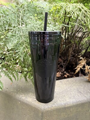 STARBUCKS HALLOWEEN 2024 BLACK SLIME OOZE CUP 24 FL. OZ. NEW | eBay