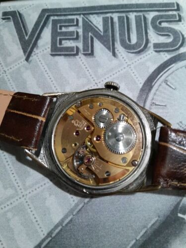 1950 VENUS 36mm Golden Plated Cal Venus 202 19J 21.600 Sub Sec INCABLOC SERVICED - Bild 18 von 24