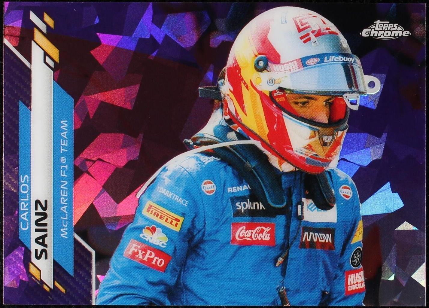 2020 Topps Chrome Sapphire Edition Formula 1 - F1 Racers Carlos Sainz ...