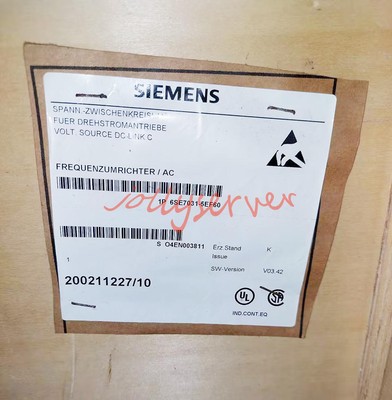 1PC NEW Siemens MASTERDRIVES VECTOR CONTROL CONVERTER 6SE7031-5EF60