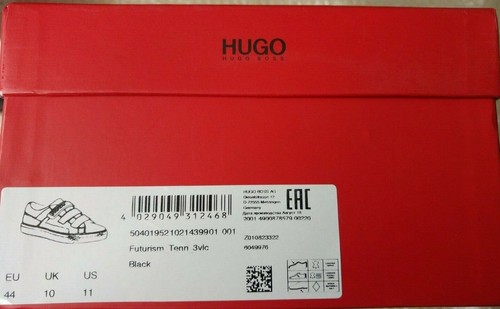 Hugo Boss Zapatillas/Entrenadores Futurismo Tenis Hombre Negro - Cuero - Imagen 13 de 17