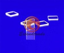 ONE NEW FUSED SILICA QUARTZ GLASS SHEET 50 50 1MM JGS1 DOUBLE SIDED POLISHING