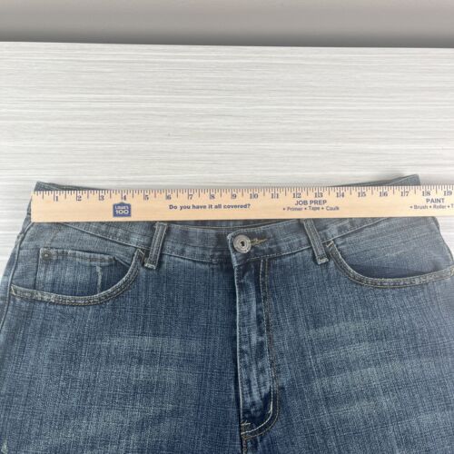 Brooklyn Express Jeans Mens 38x32 Baggy Wide Leg Hip Hop 90s Y2K Distressed - Picture 8 of 13