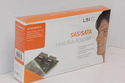 LSI SAS3041E 3Gb/s Quad Port SAS/SATA Host Bus Adapter with Integrated RAID