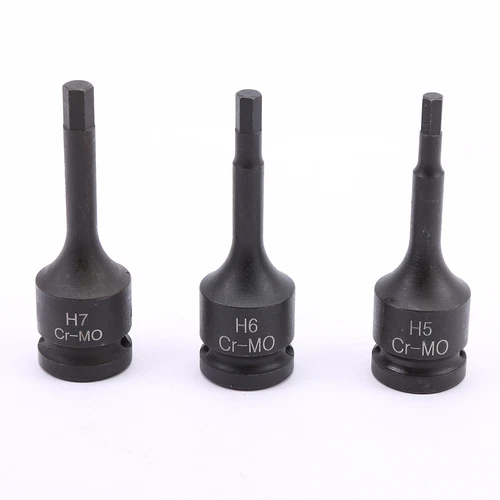 10Pcs Impact Hex Bit Socket Set 1/2" Drive Hexagon Allen Key H5-H19 Tools Kit - Picture 10 of 12