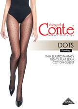 Conte Tights Dots - Trendy Fashion Fancy Polka Dot Pattern Fantasy Pantyhose