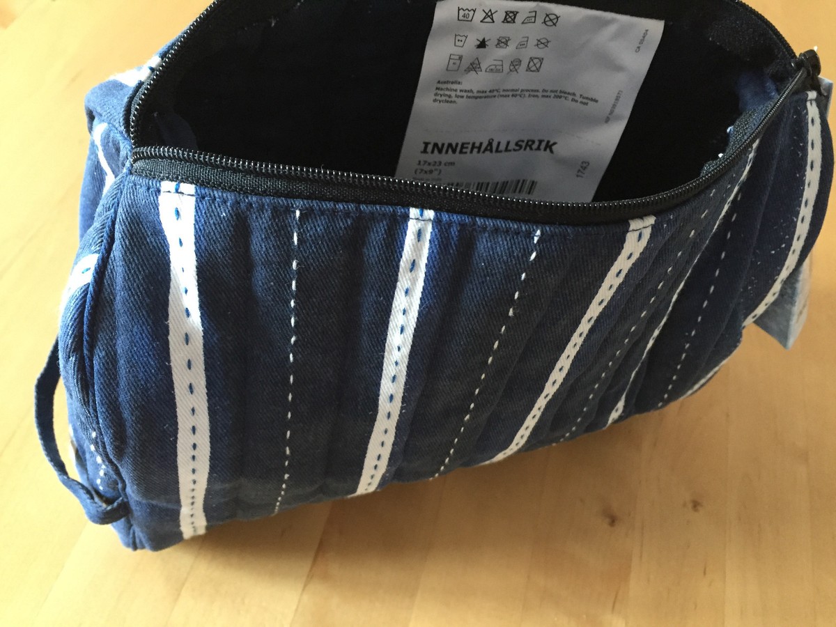 IKEA INNEHÄLLSRIK Kultur/Schminkbeutel Kosmetiktasche Bag Case