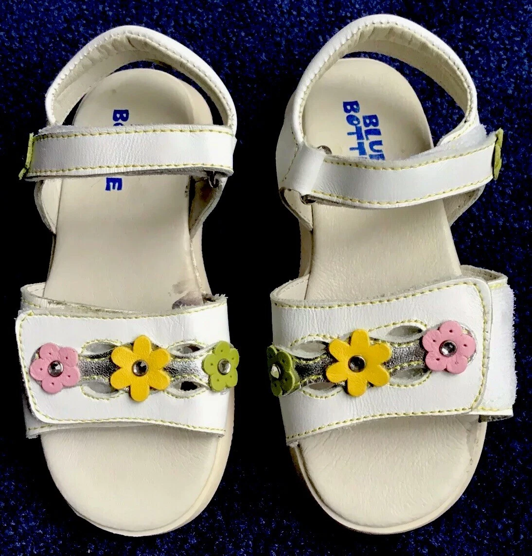 NATURINO BLUE BOTTLE GIRLS SANDALS SHOES EU SZ 27 US 10.5