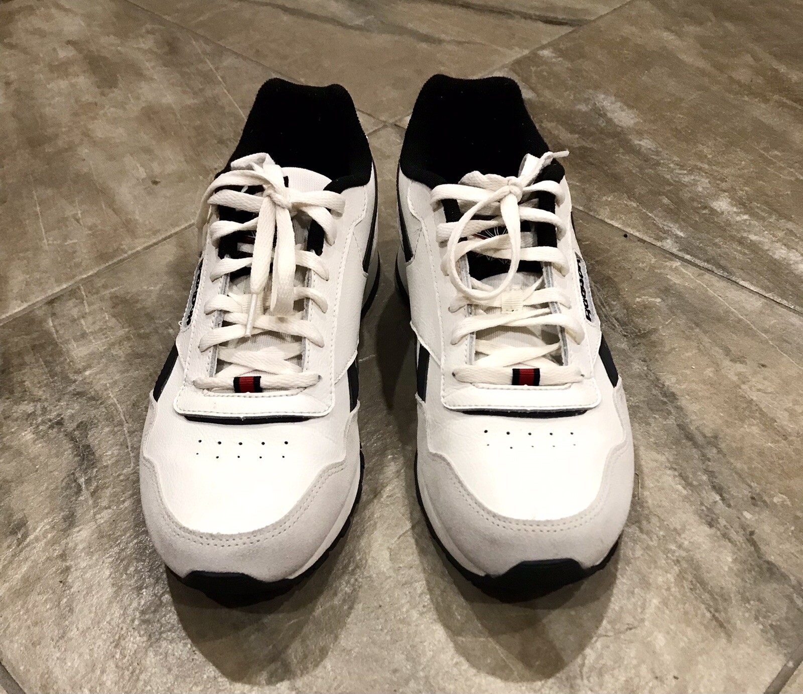 Reebok Men’s Classic Ortholite Comfort Footbed White … Gem