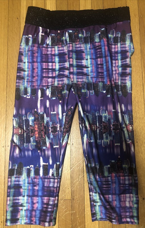 Girl's Justice Capri Leggings Size:18 EUC