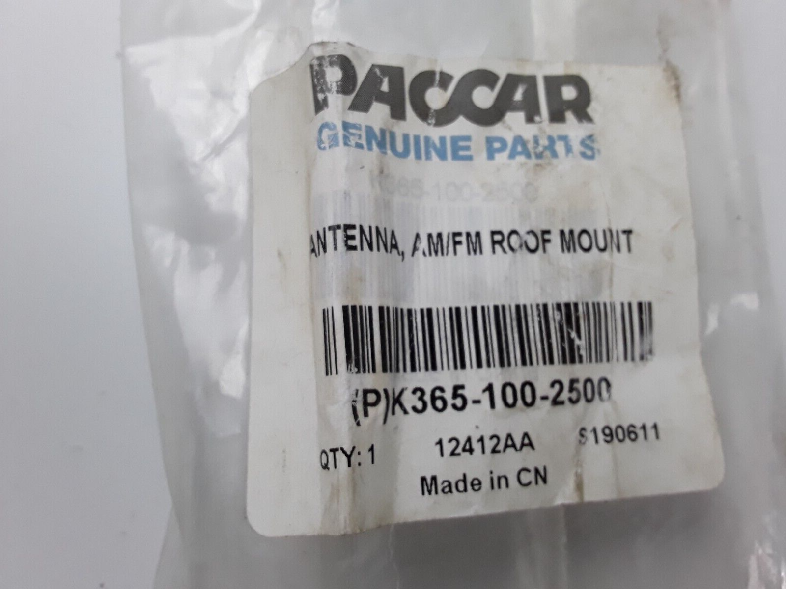 For Kenworth K3651002500 Truck Bracket Wire Antenna Roof Mount Radio