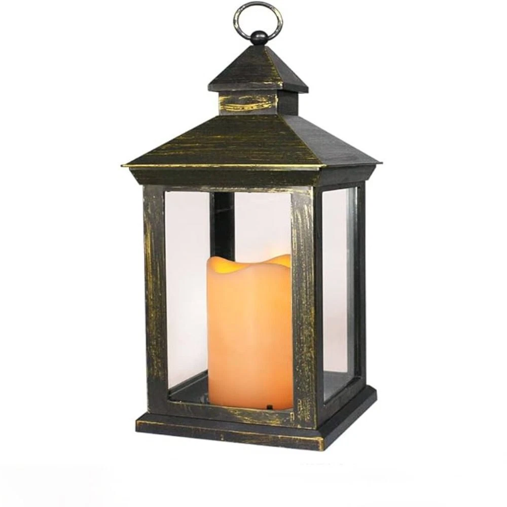 Outdoor lantern with on sale timer
