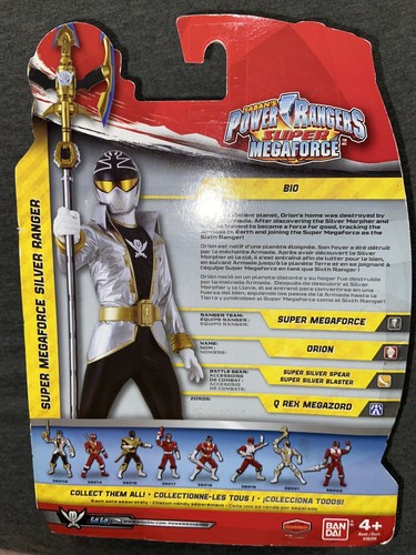 Saban’s Power Rangers Super Mega Force SILVER RANGER 5" Action Hero Figure - Picture 11 of 12