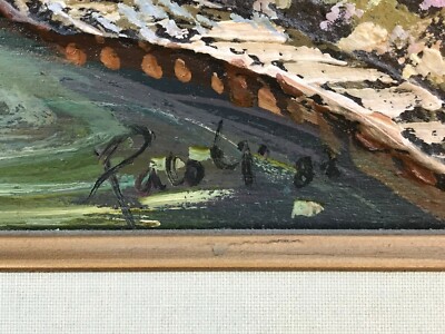 FRANCISCO PACO GARCIA Original 1982 BAJA BEACH 3D IMPASTO