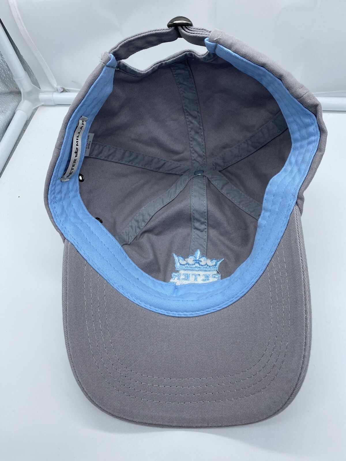 Peter Millar Logo Gray Baseball Hat Cap Adjustabl… - image 6