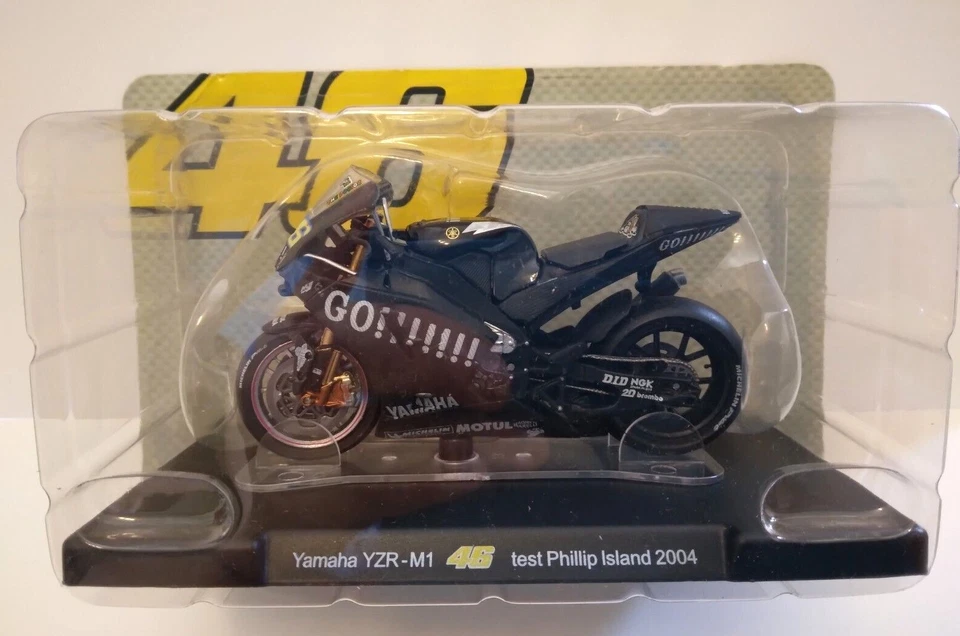 Moto Yamaha Yzr-M1 Test Philip Island 2004 Valentino Rossi Échelle 1/18 - Photo 1/1