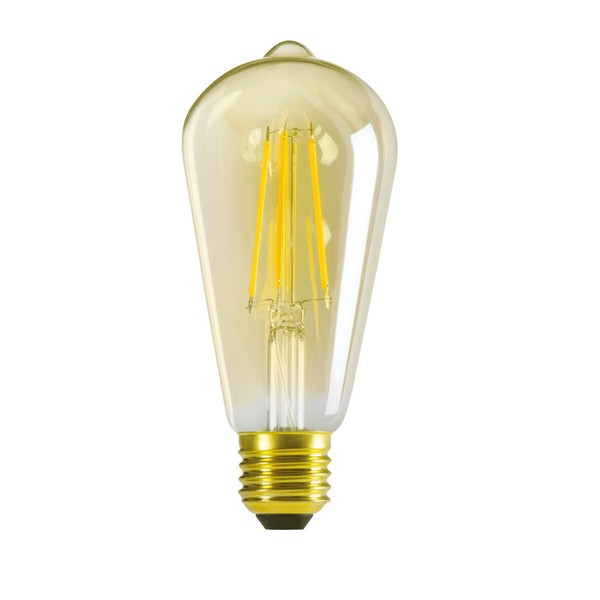 Led Filament Leuchtmittel ST64 Xled 7W Lampe E27 Leuchte Warmweiß 2700K 725Lm-image