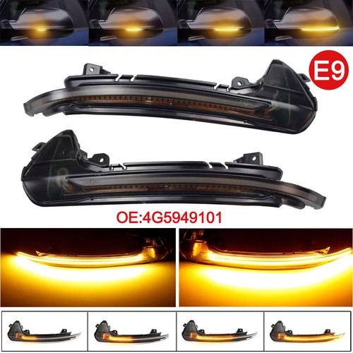 2x Sequential LED Turn Signal Light Mirror Indicator for Audi A6 S6 2012-2018 - Picture 9 of 13