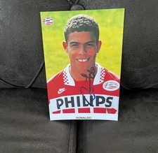 Ronaldo NAZARIO x PSV Eindhoven - Repro Autogramm 10.5x14.8