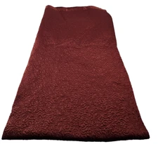 Noble Excellence Dillard's Comforter Shams 2 Queen Red Quilted Matelasse Euro