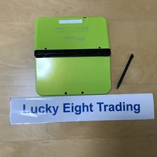 New Nintendo 3DS XL LL Lime Black Console Stylus Japanese ver [H]